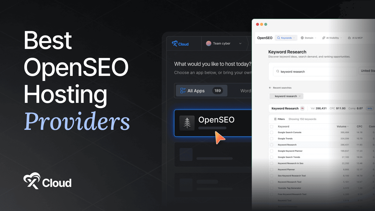 9 Best OpenSEO Hosting Providers in 2026: Compared on Cost, Setup & Security