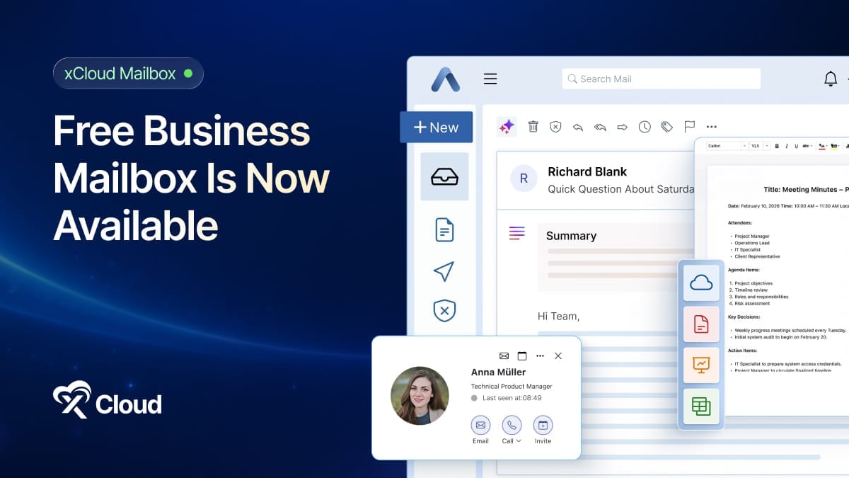 [Free Mailbox] The New xCloud Mailbox: Unlock Productivity With Smart Features & More
