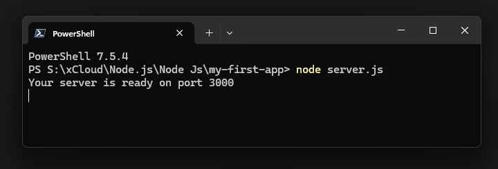 Running Your Server