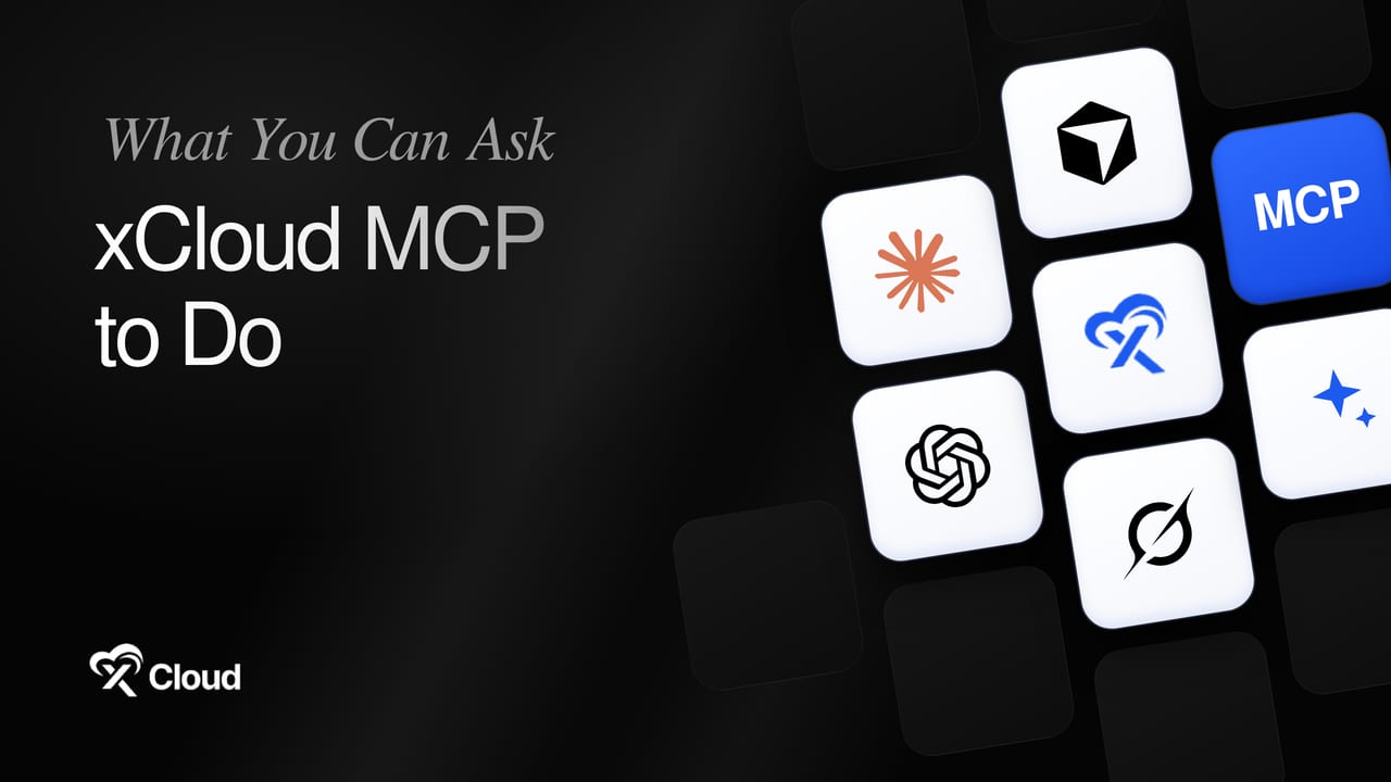 xCloud MCP: run your hosting from your AI assistant