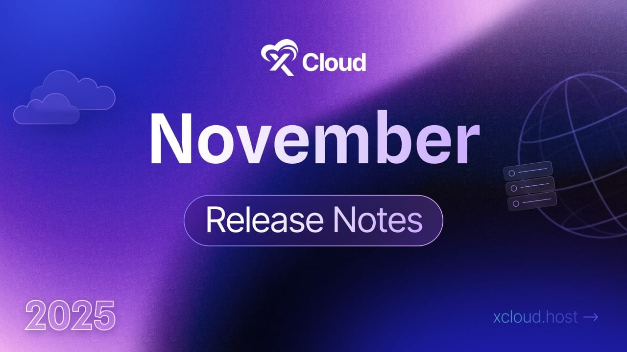 xCloud November 2025 Release Notes: One-Click Apps, Self Hosted LLMs & More