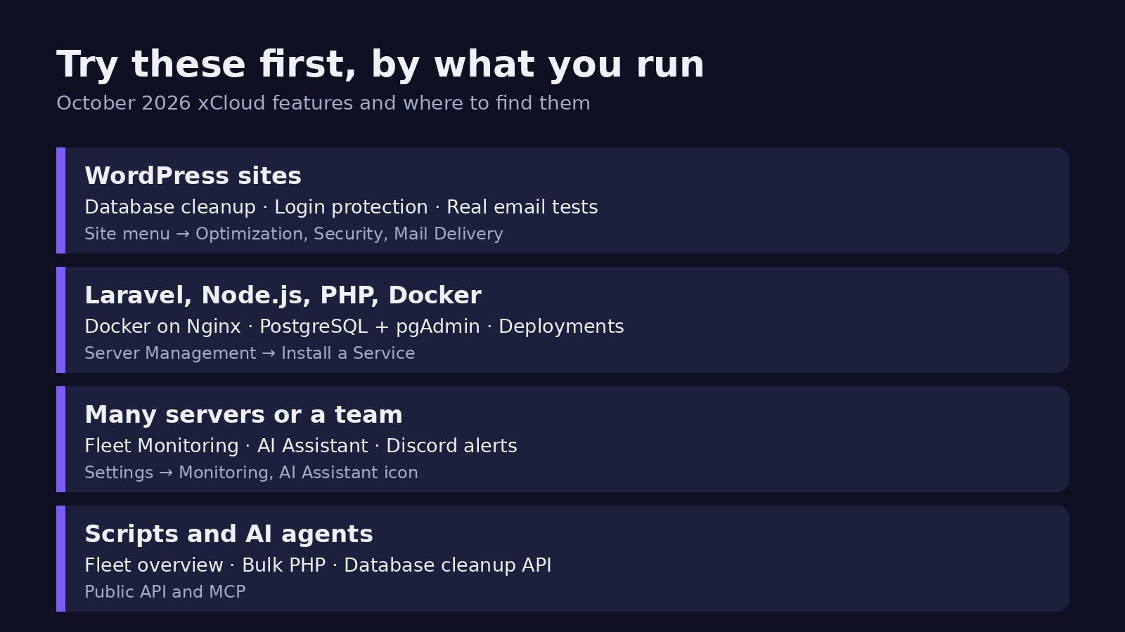 Which October 2026 xCloud features to try first, by what you run