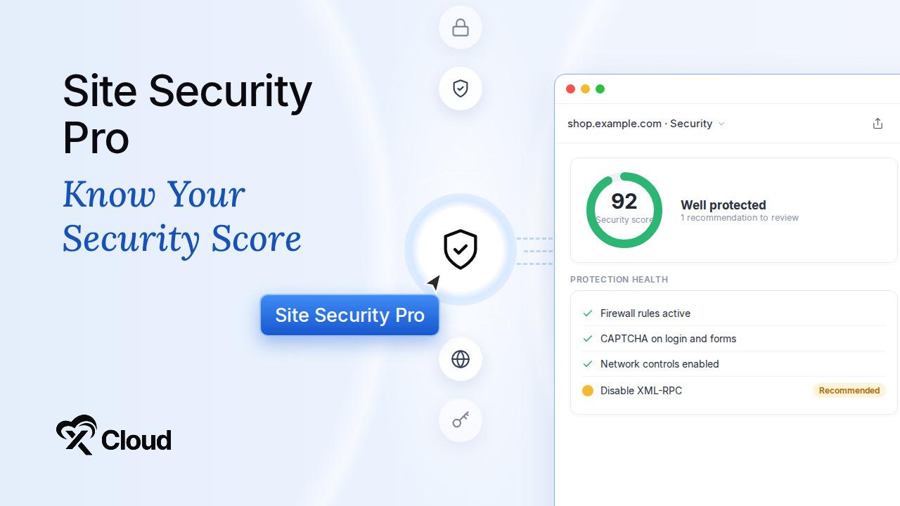 xCloud September 2026 release: Site Security Pro