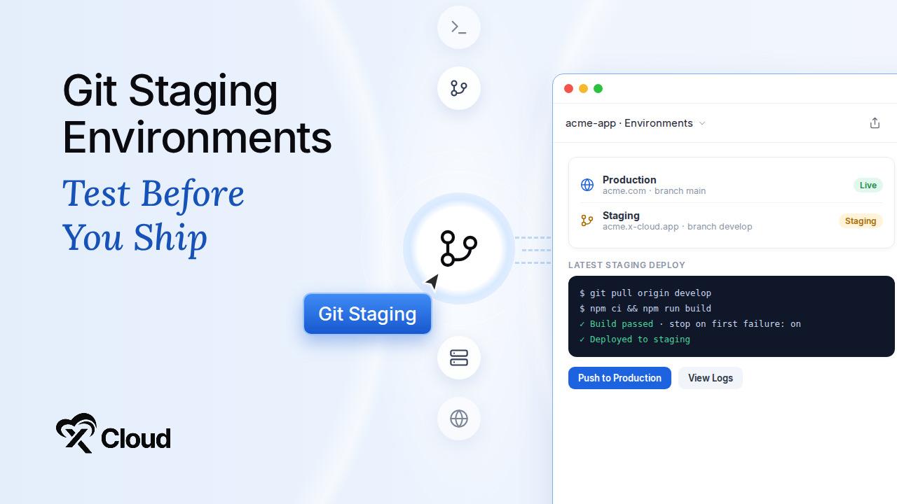 xCloud September 2026 release: staging environments for Git sites
