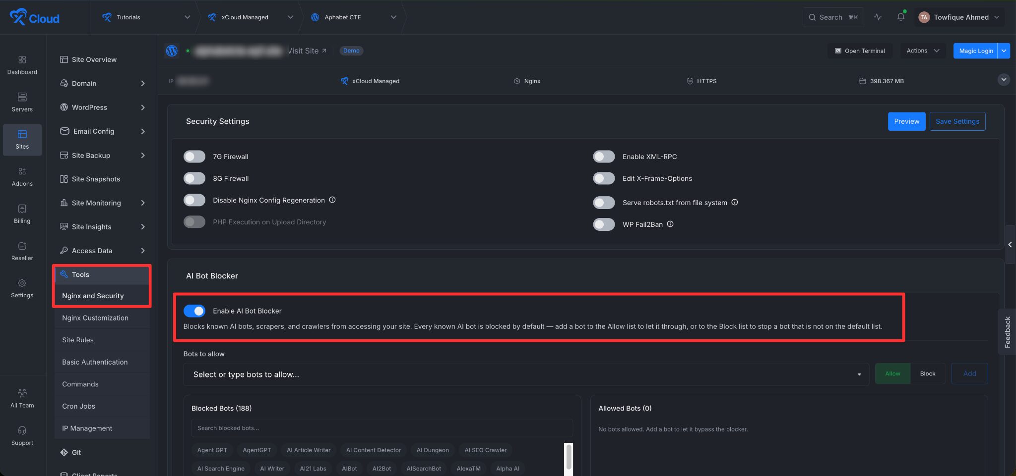 AI Bot Blocker