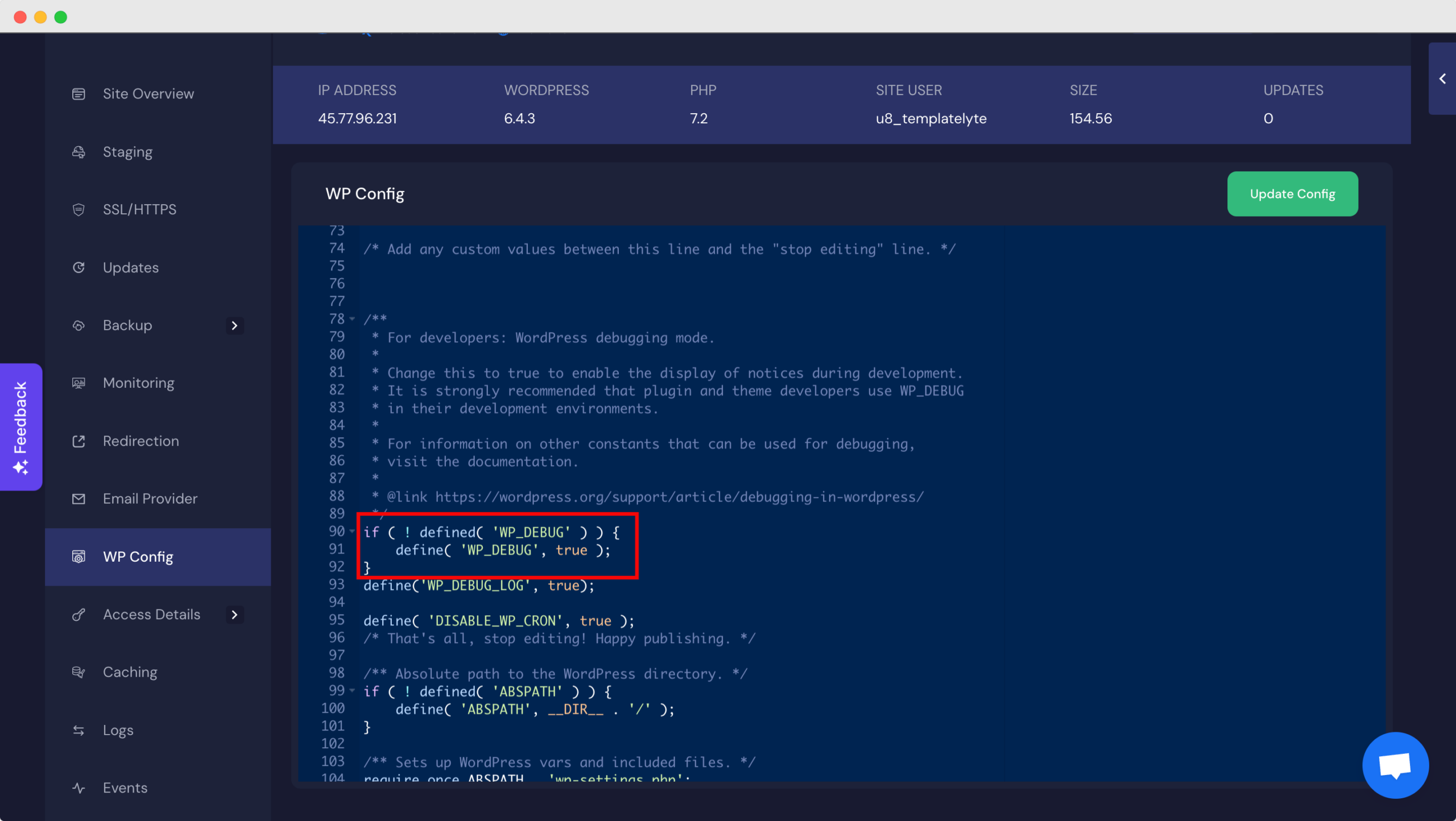 WP Debug