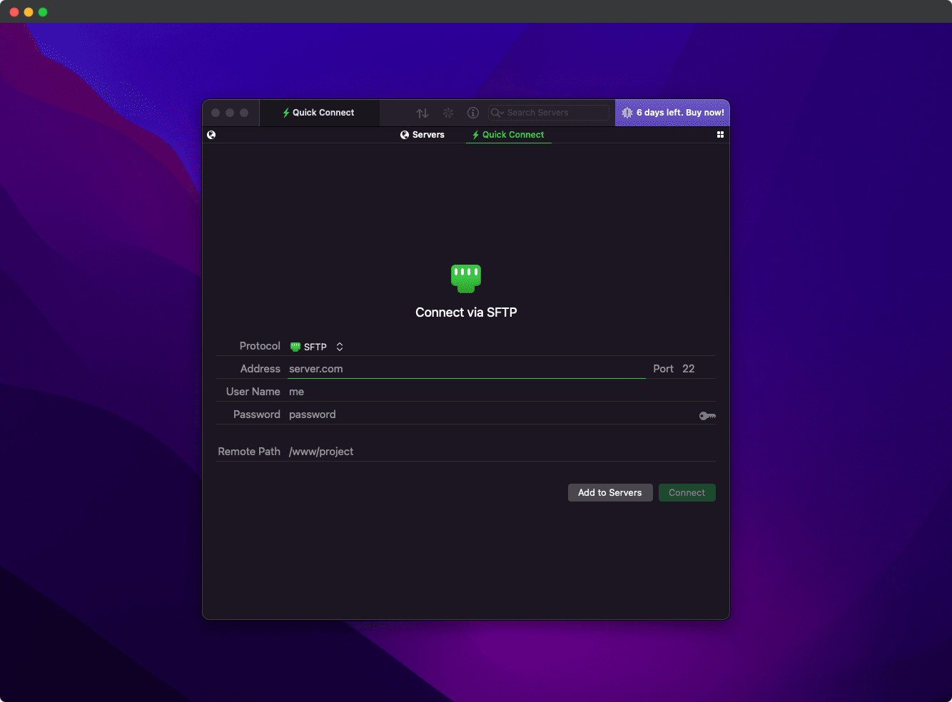 SFTP Access