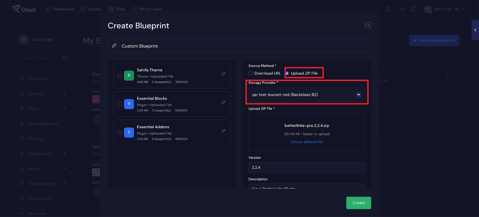 Create a Custom Blueprint