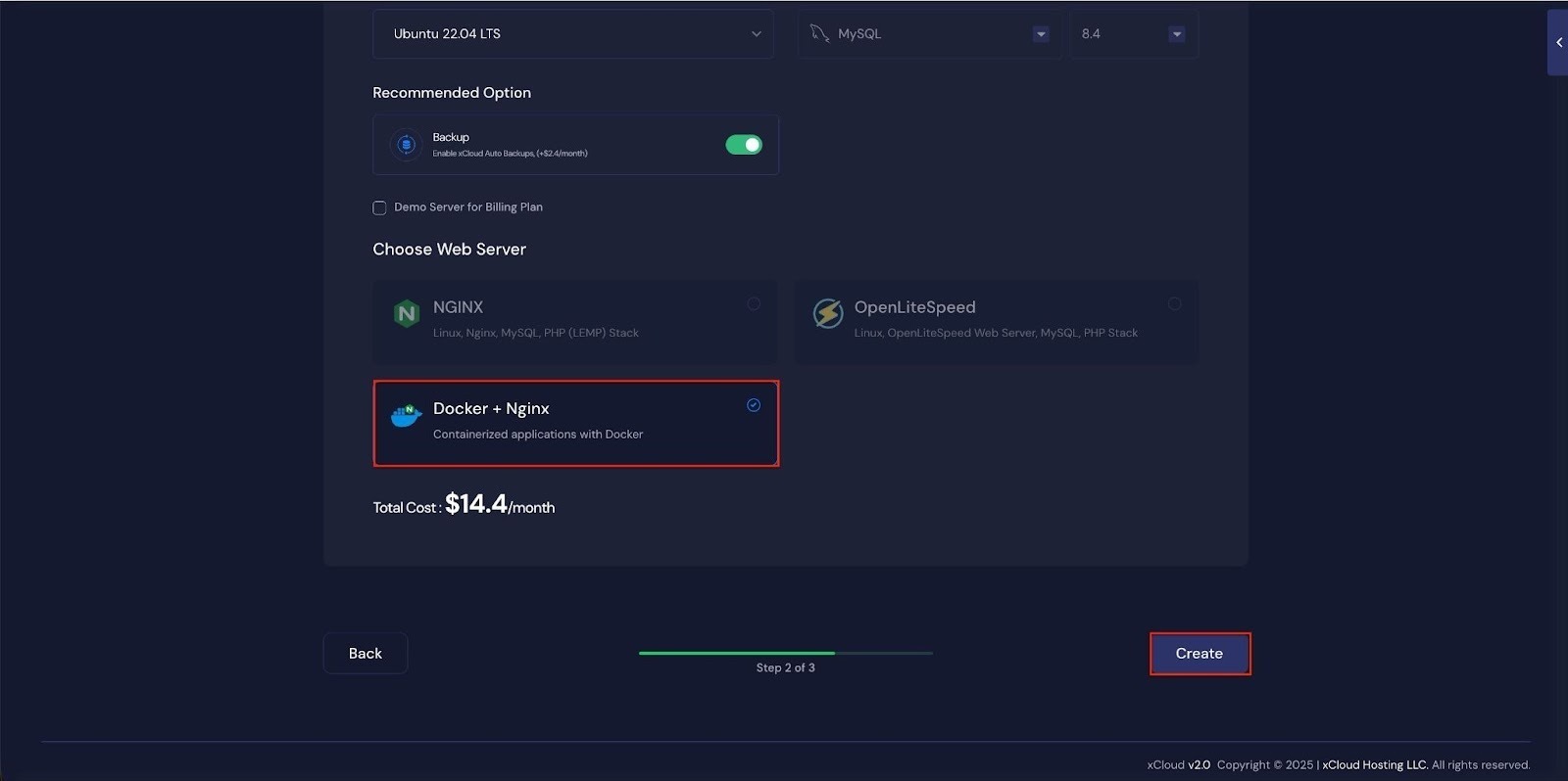 Install Supabase with xCloud
