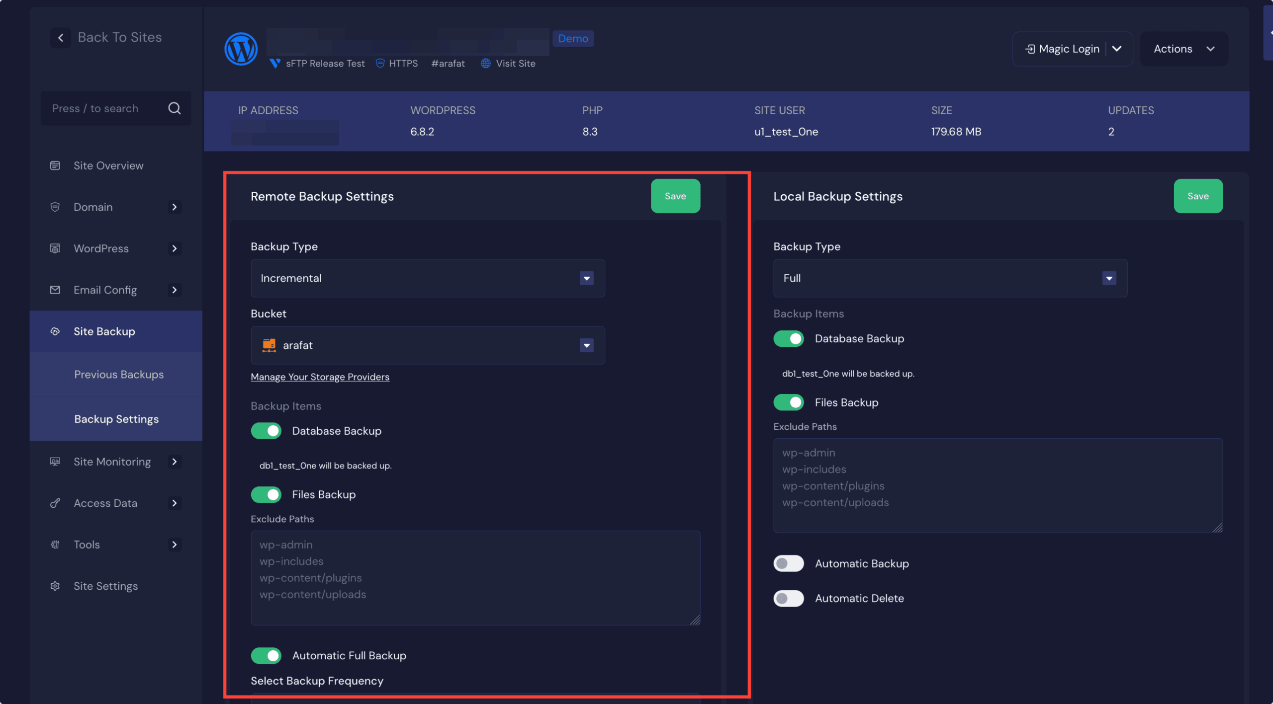 Integrate SFTP Storage Provider
