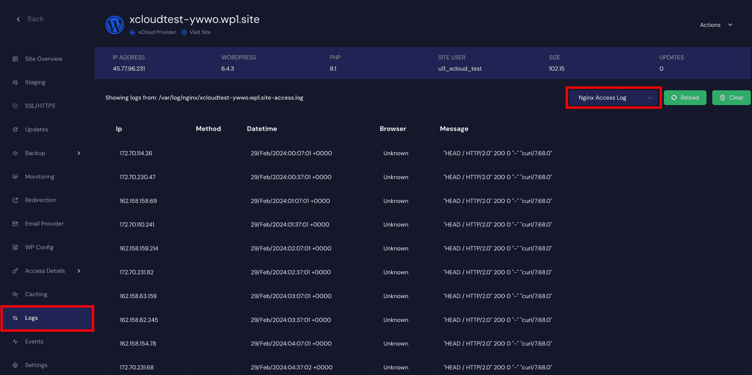 xCloud 7G Firewall