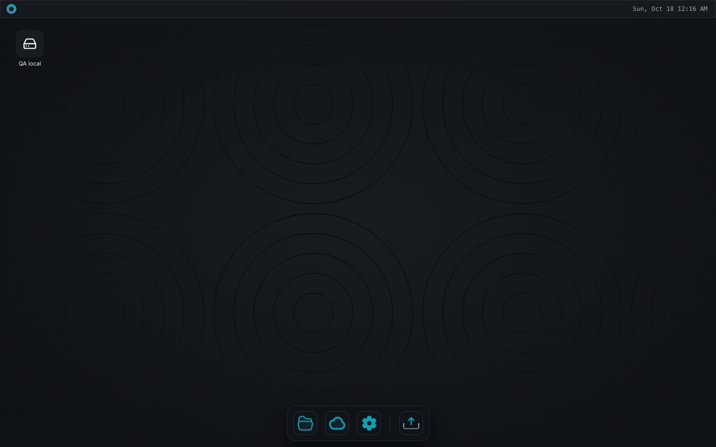 Drivebase after sign-in on an xCloud install