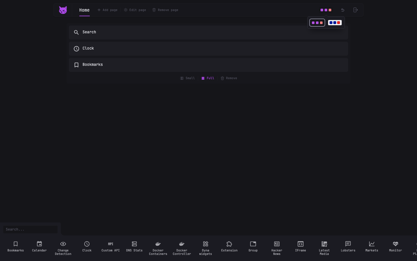 Dynacat page editor