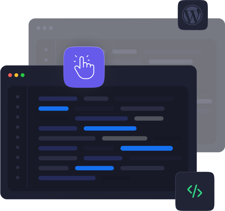 A demo copy of a site being created