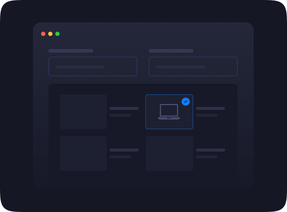 Entering the site details and picking demo or live