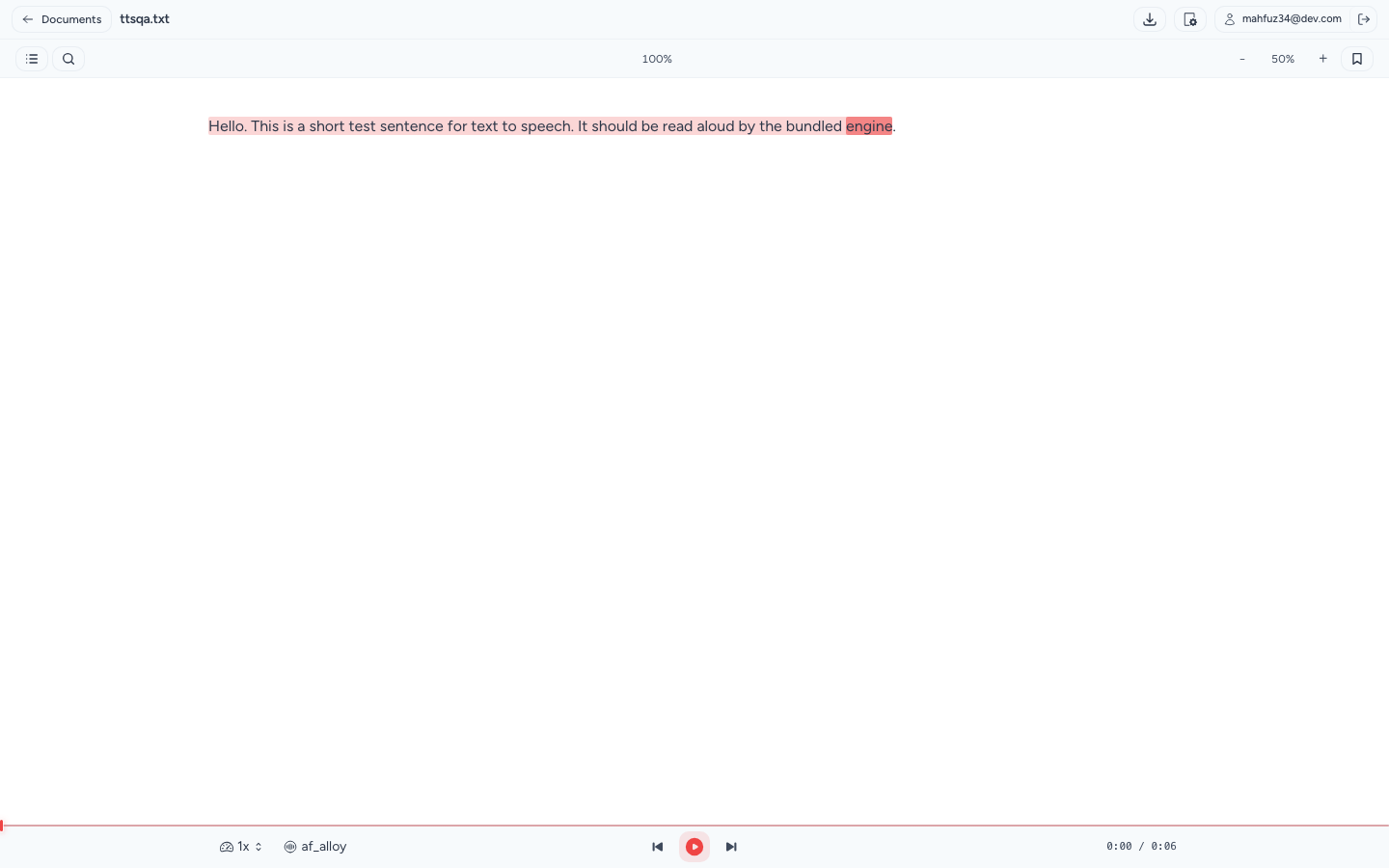 OpenReader reader with synchronized highlighting