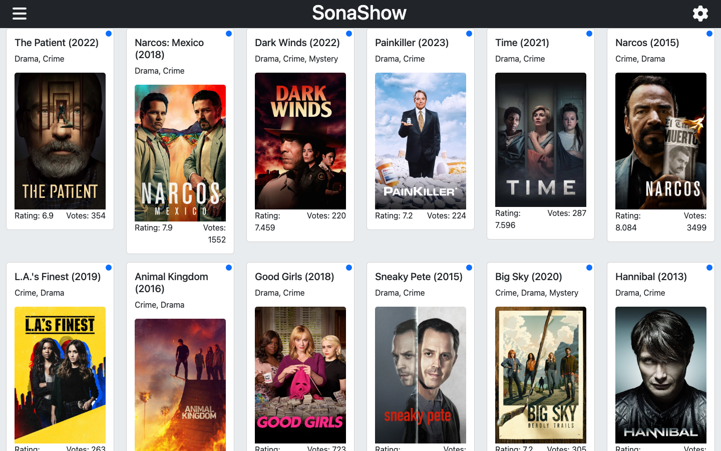 SonaShow suggestions still available after an xCloud Restart