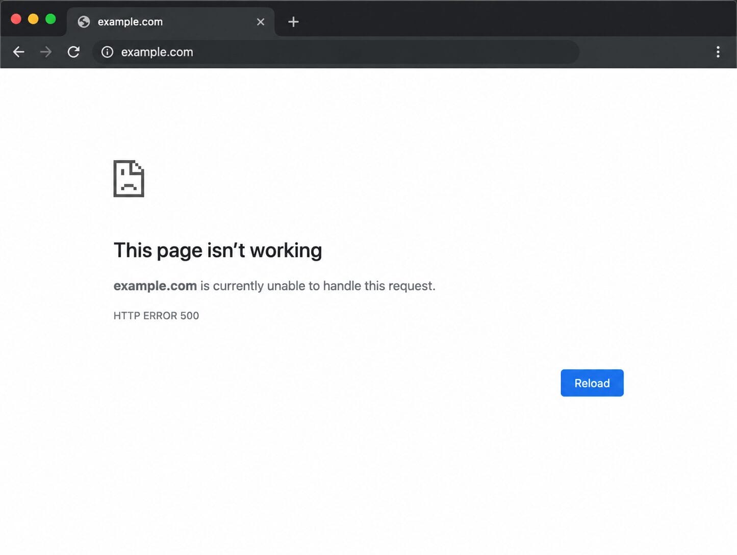 How Does the HTTP 500 Error Look in Real Life?