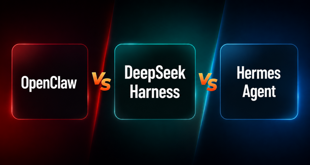 DeepSeek Harness vs OpenClaw vs Hermes Agent