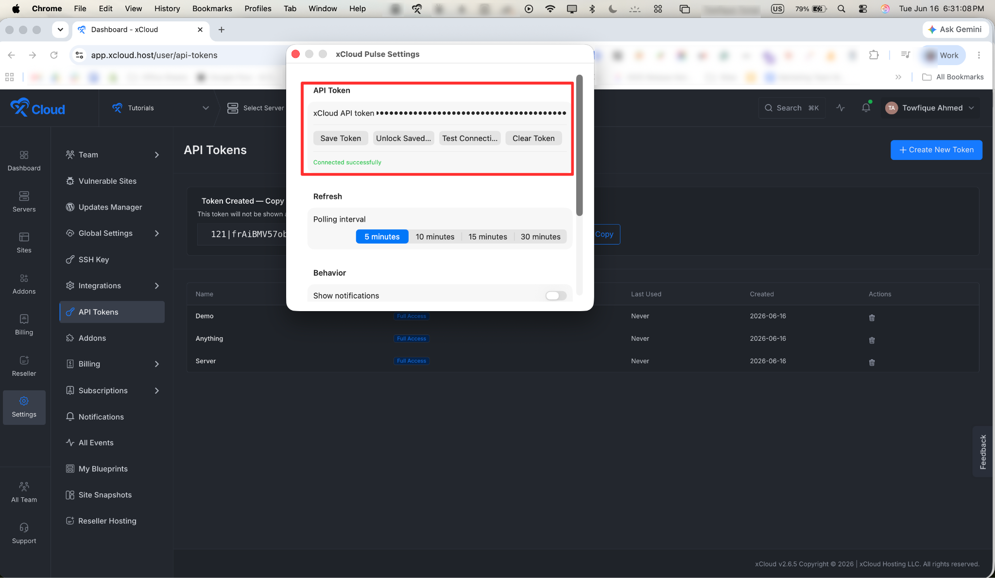 Set Up xCloud Pulse macOS Menubar