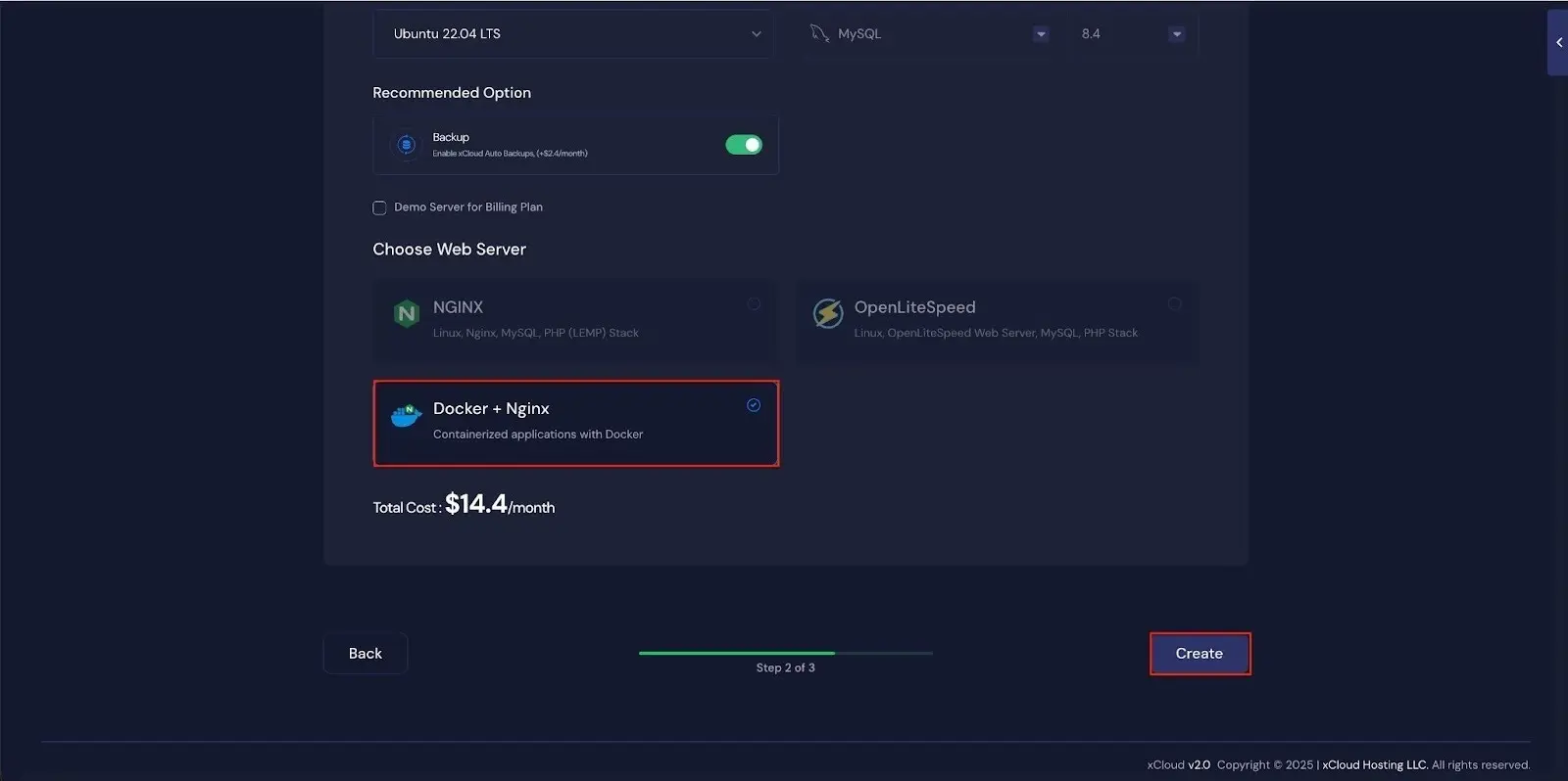 Install Supabase with xCloud