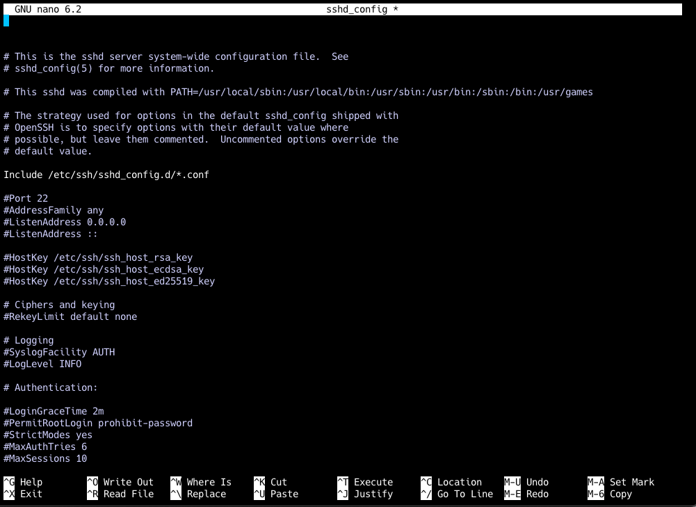 Update SSH Port