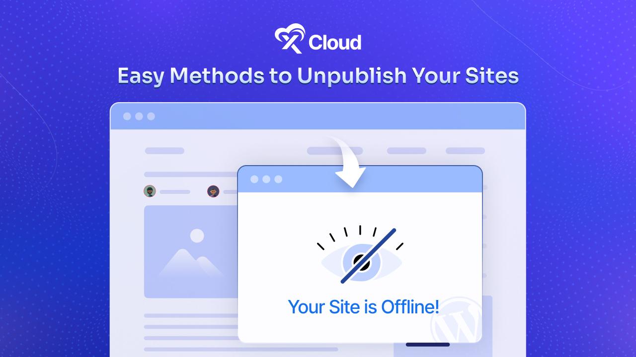 Unpublish WordPress Sites