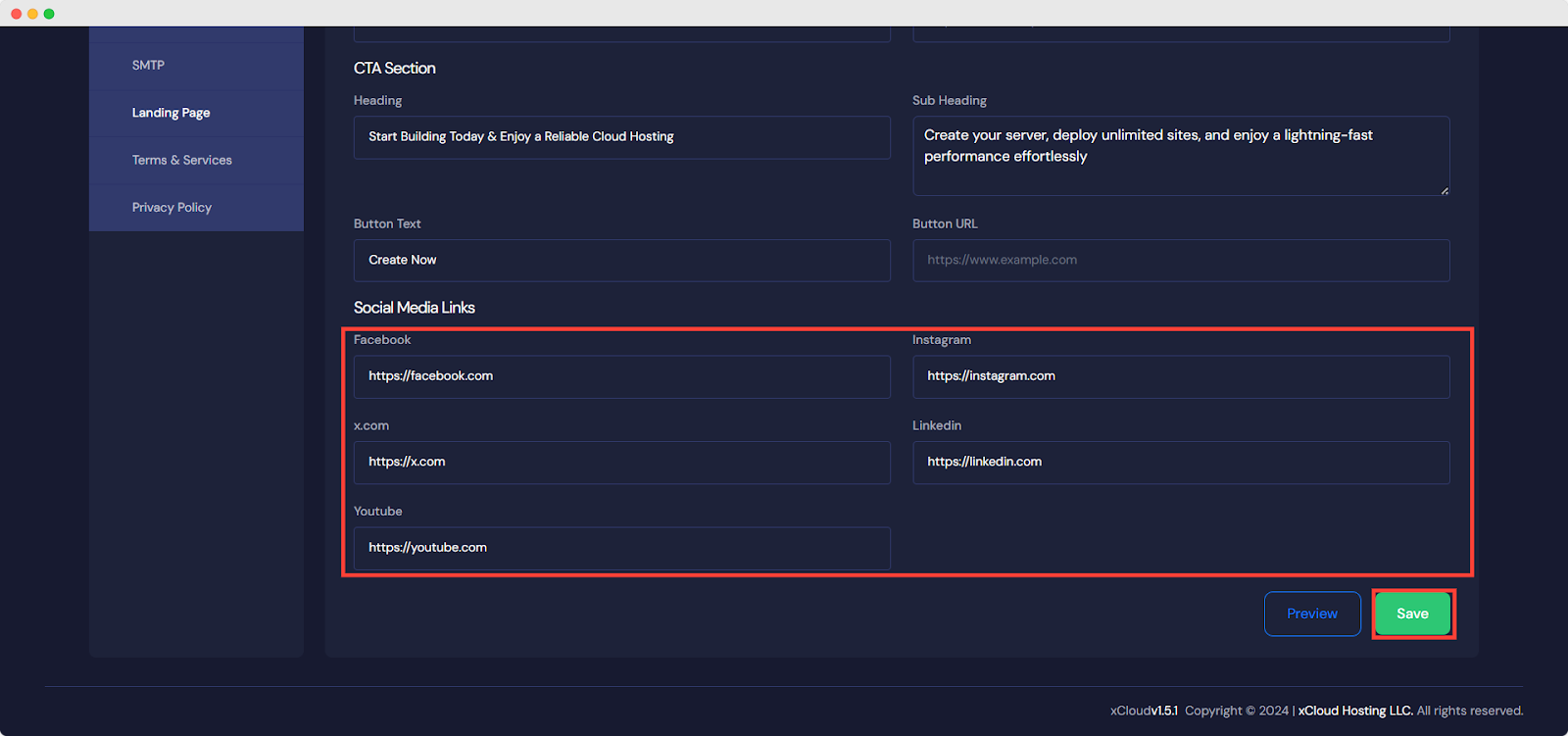 Customize Reseller Landing Page in xCloud&nbsp;