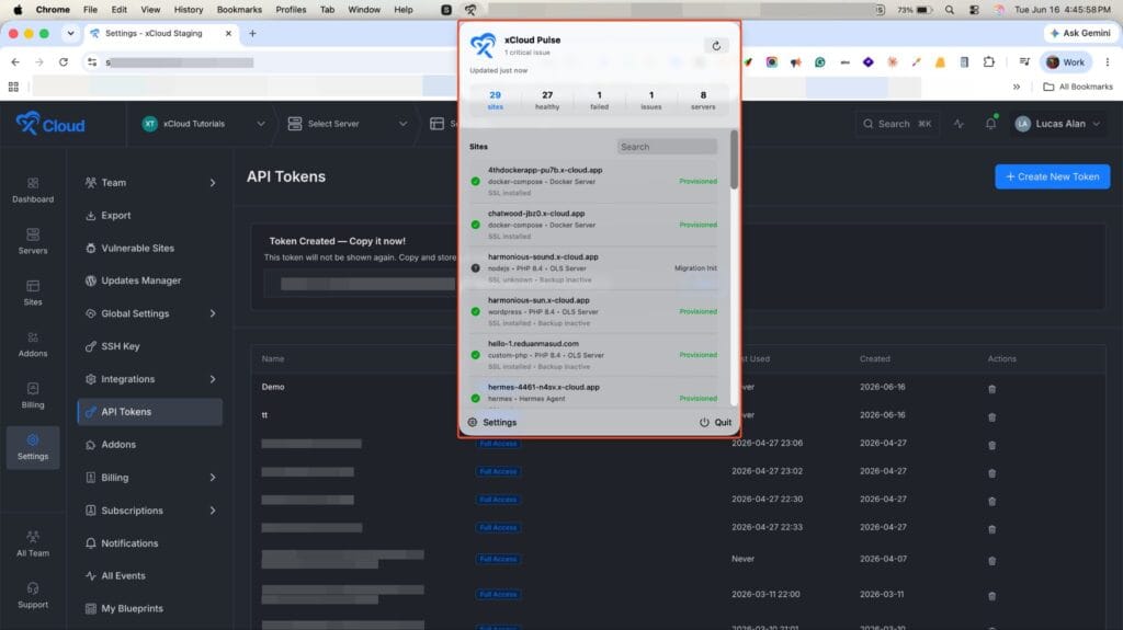 Set Up xCloud Pulse macOS Menubar