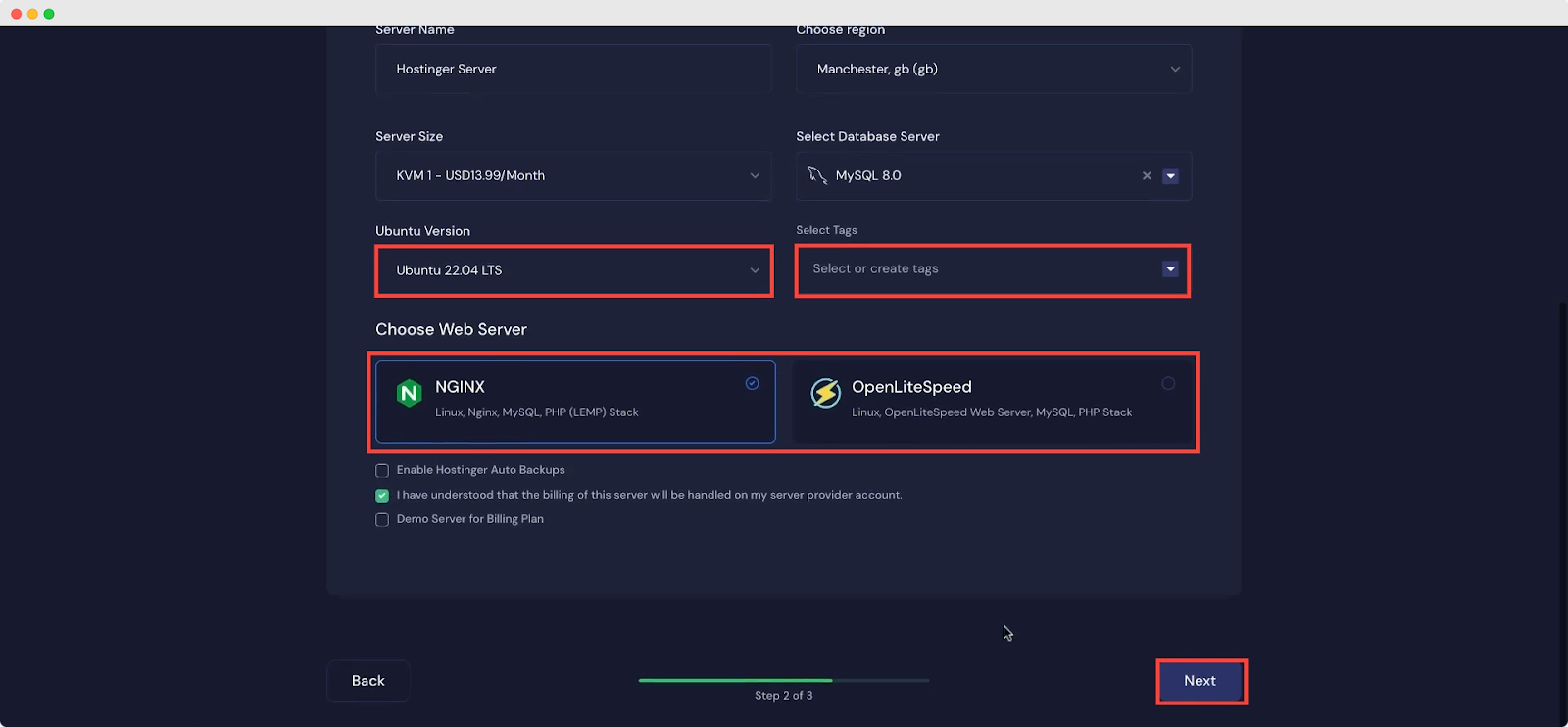 Set Up Hostinger Server