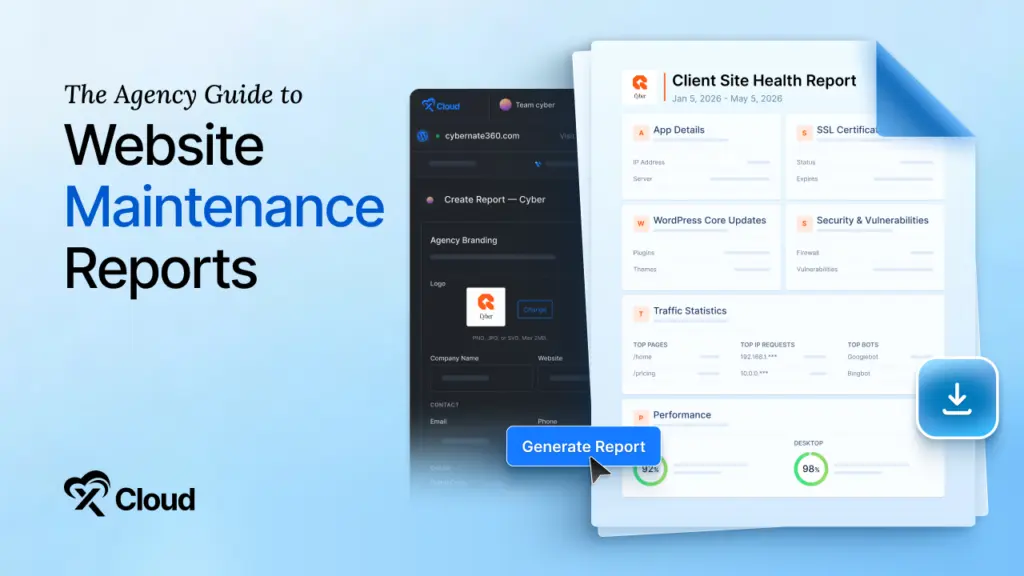 Website Maintenance Reports