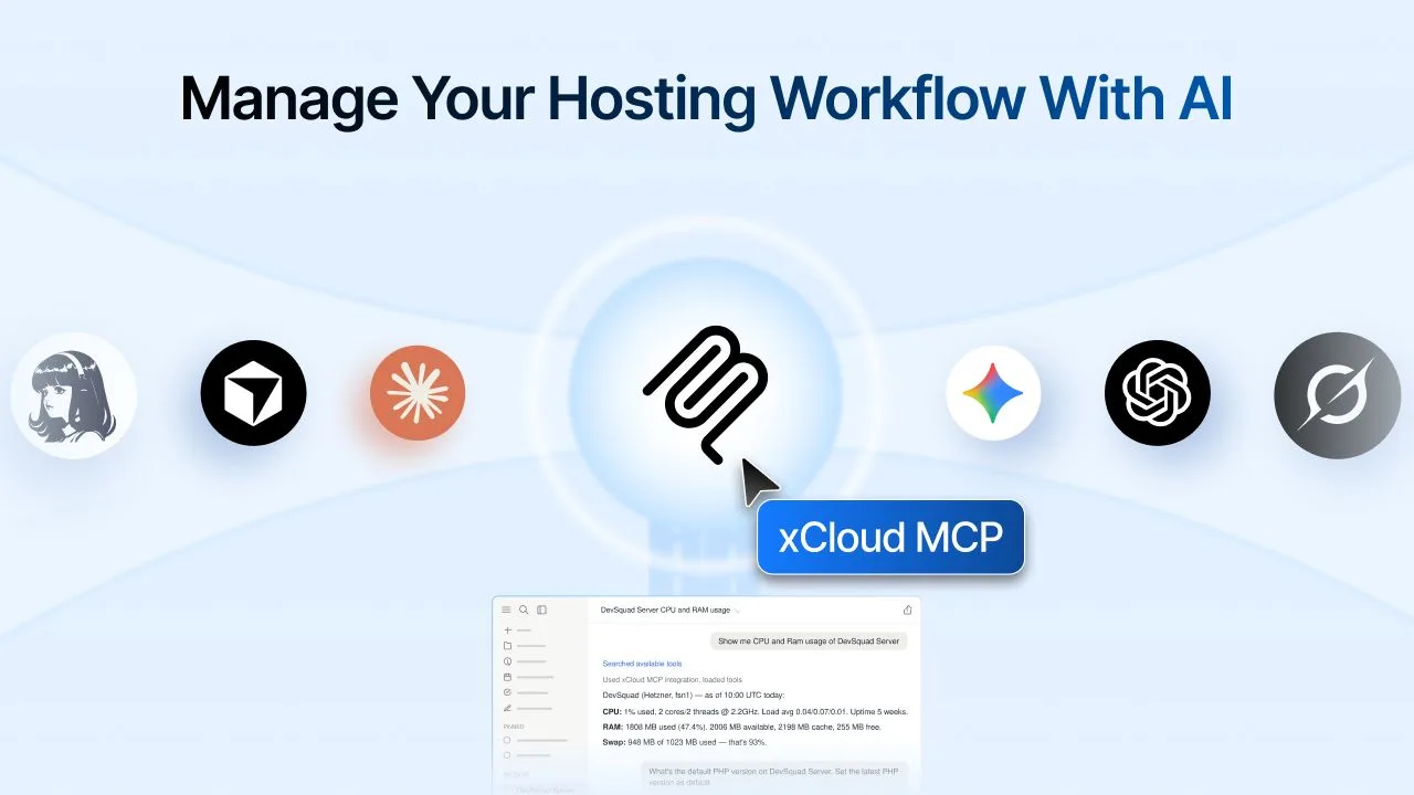 Manage your hosting workflow with AI using the xCloud MCP Server