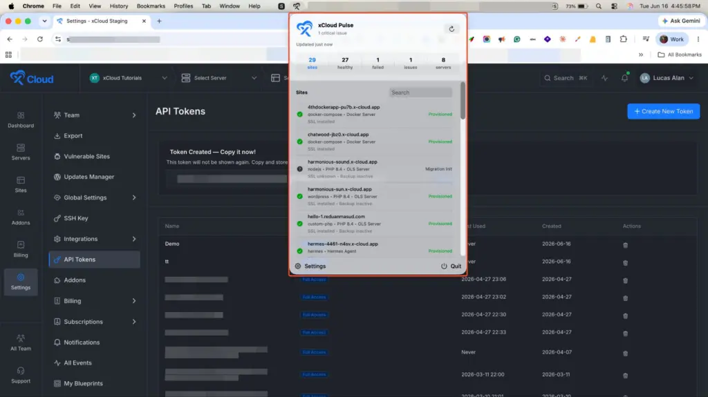 Set Up xCloud Pulse macOS Menubar