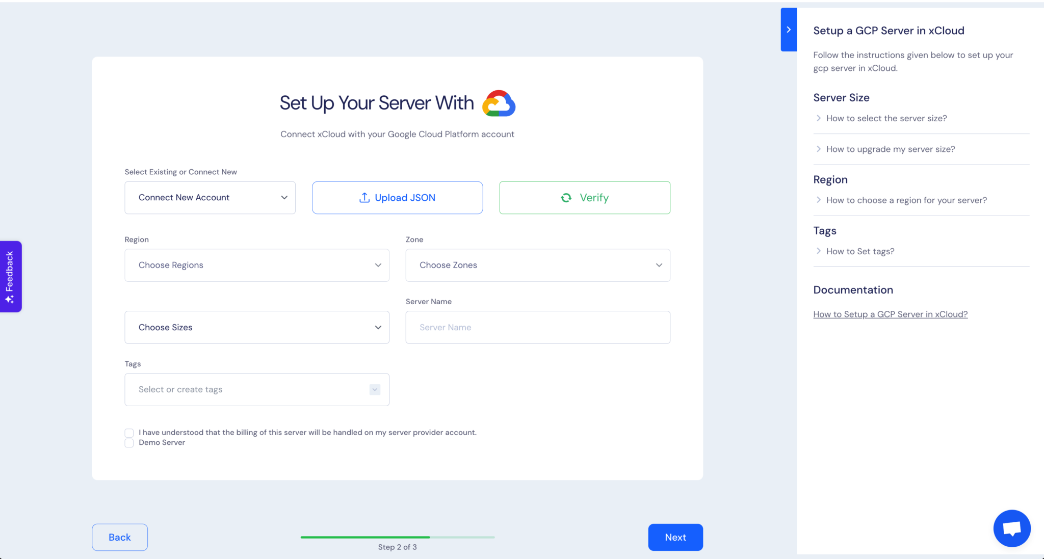 First Server With Google Cloud Platform 