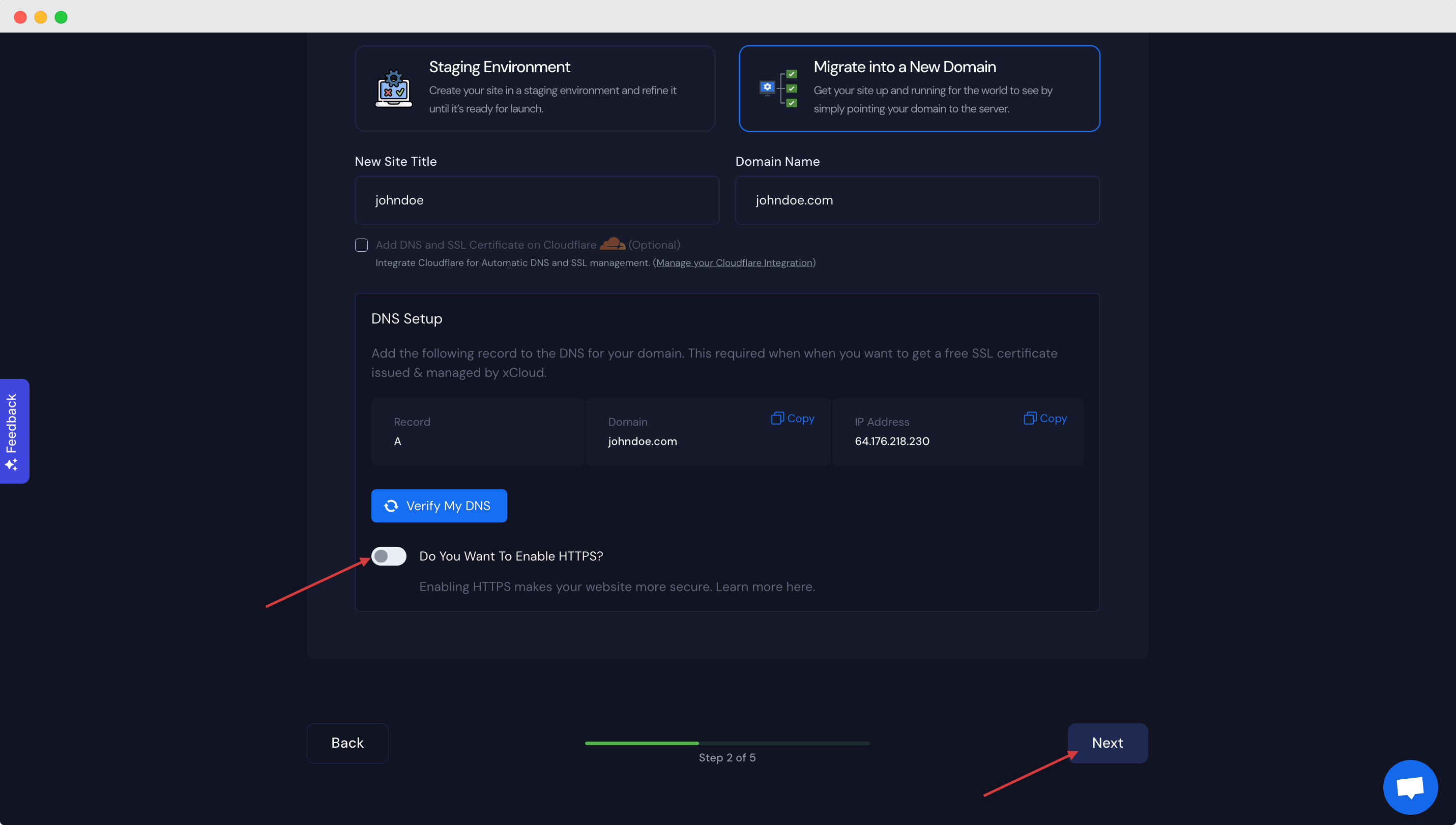 Clone A Website From Git Repository With xCloud