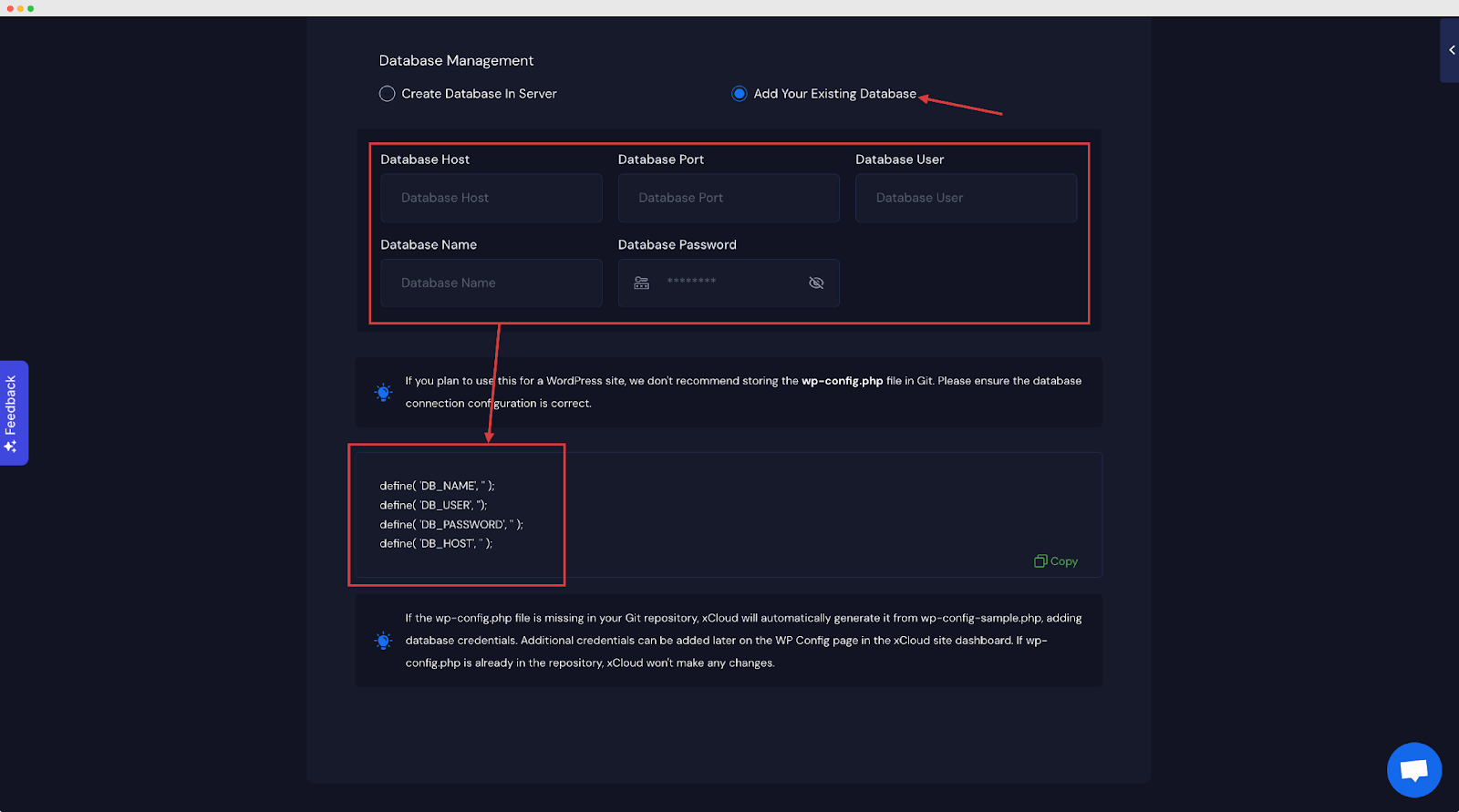 Clone A Website From Git Repository With xCloud