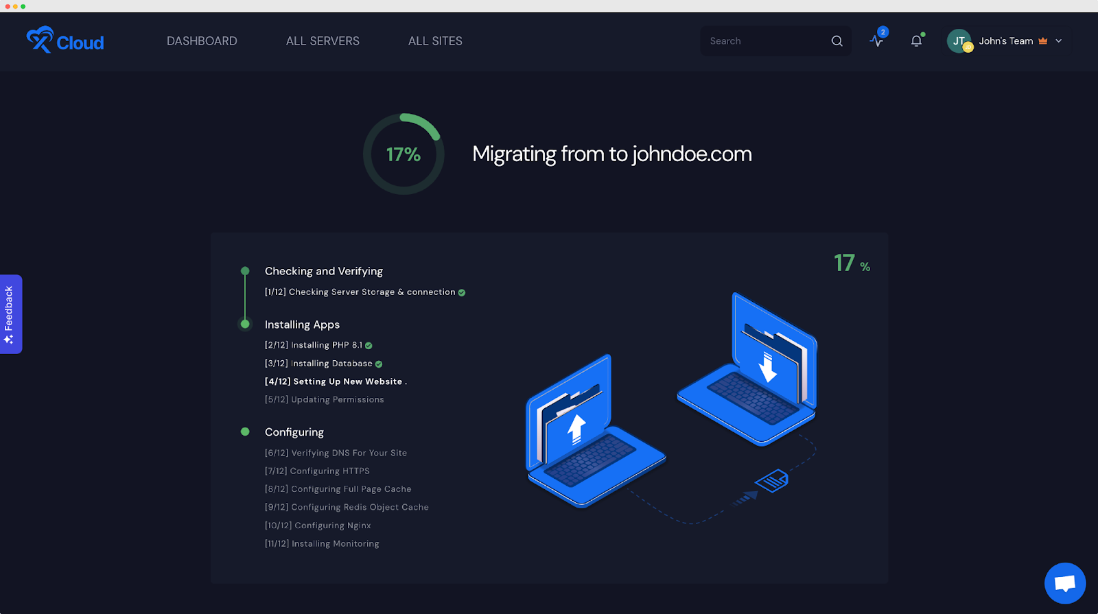 Clone A Website From Git Repository With xCloud