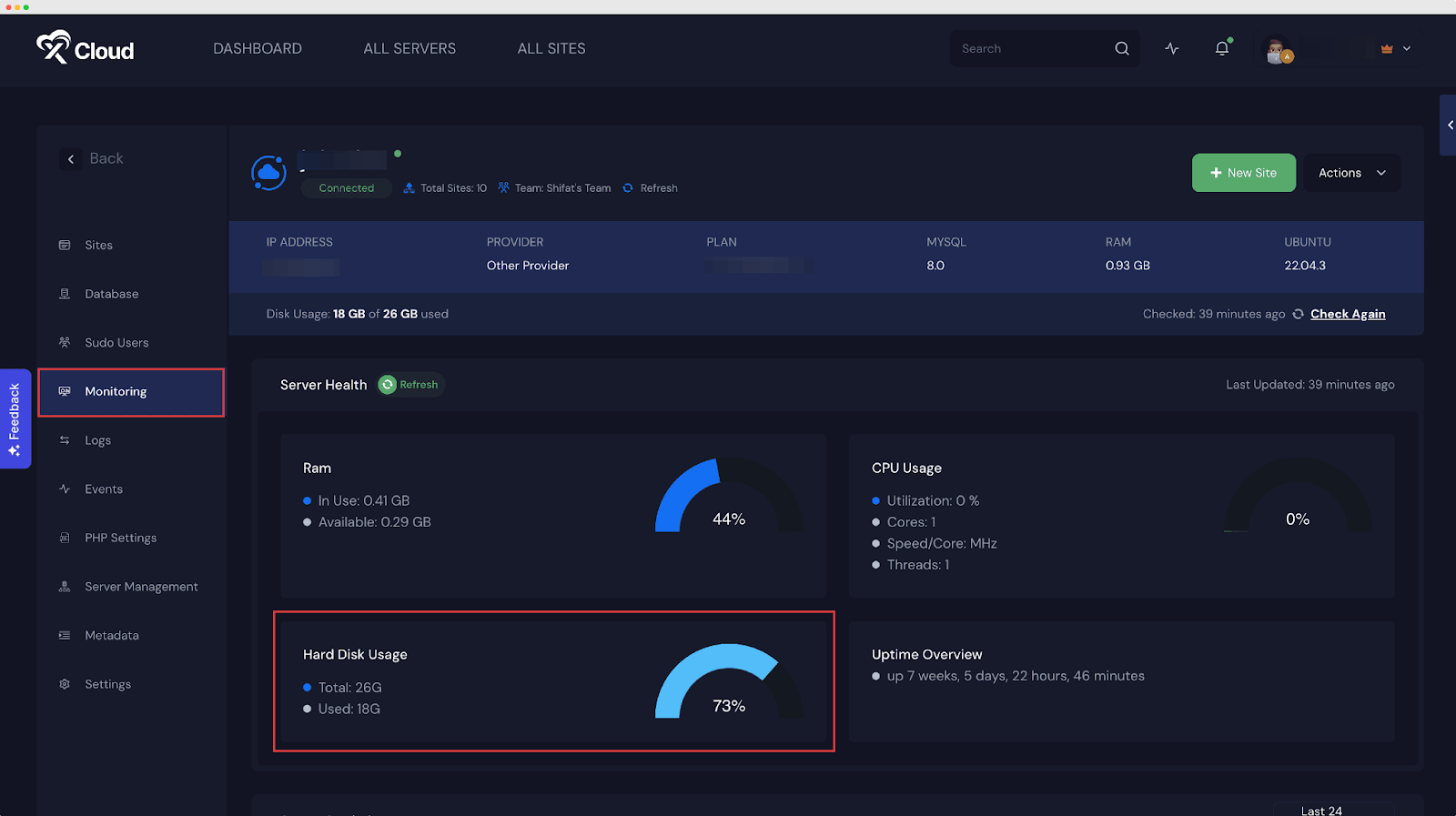 Solve Automatic Site Backup Failures