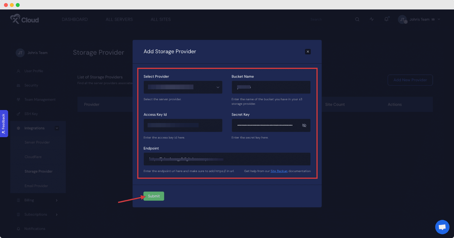 Automatic Site Backup Failures