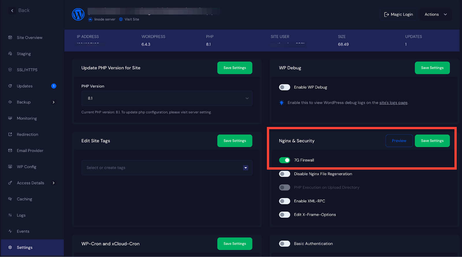 xCloud 7G Firewall