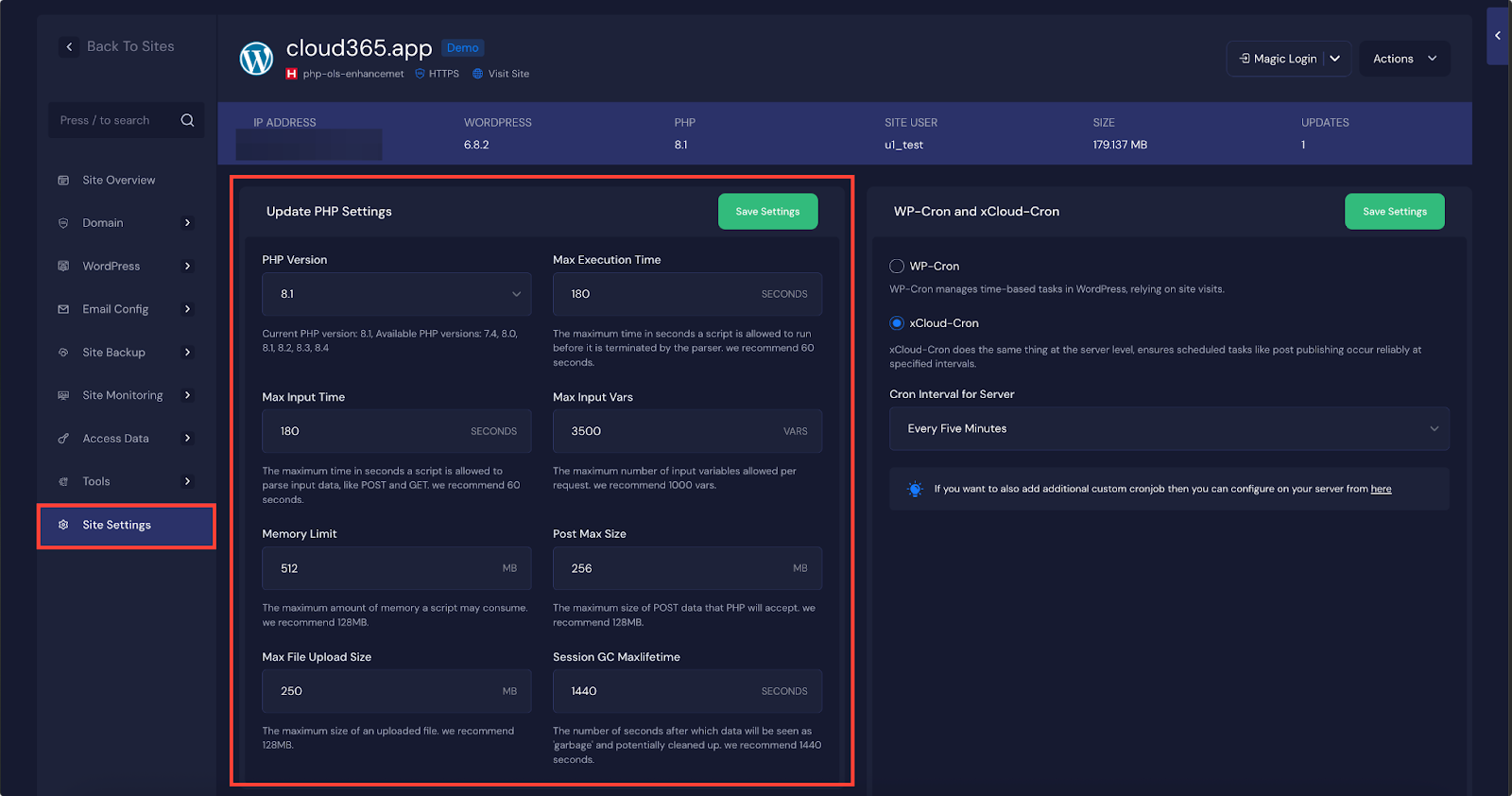 Upgrade PHP Version