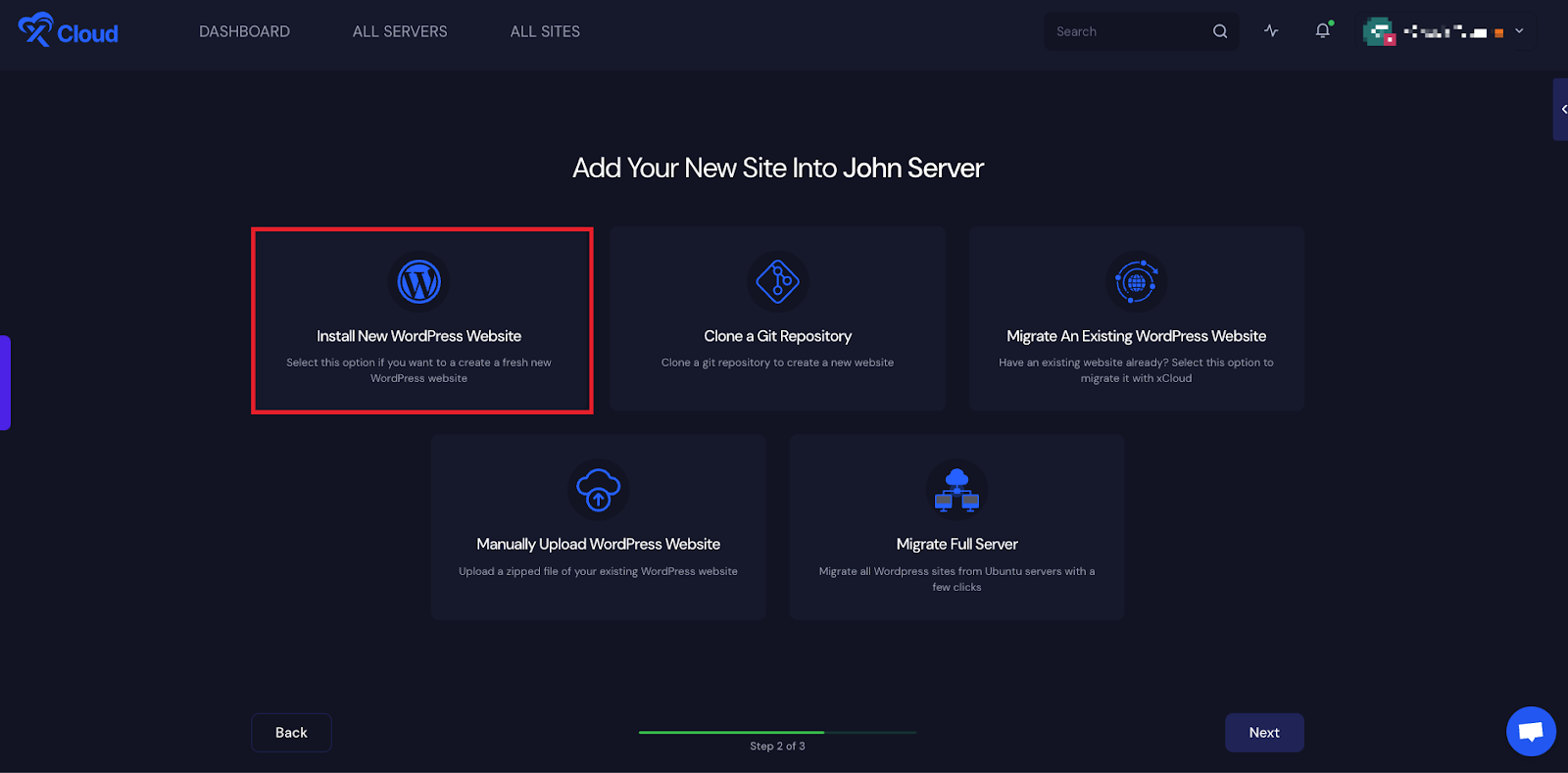 Setup DNS Record In xCloud