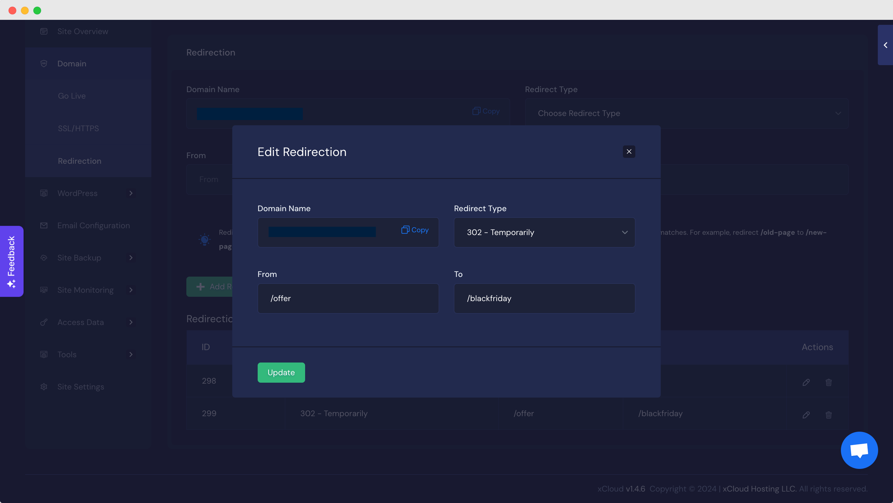 Set Up Redirection