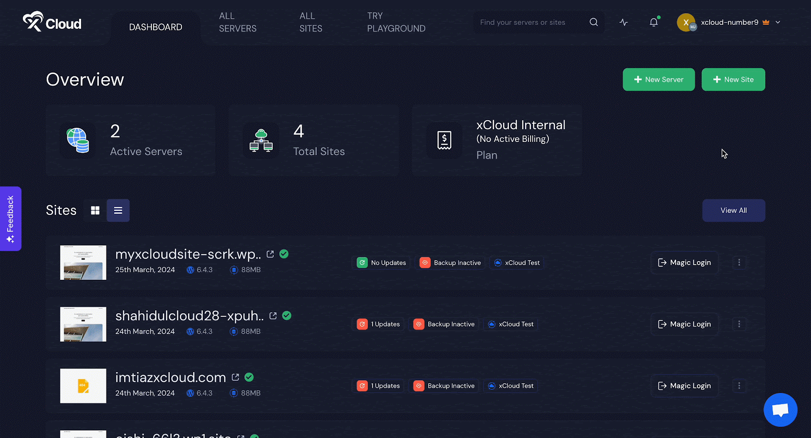 Blueprints in xCloud