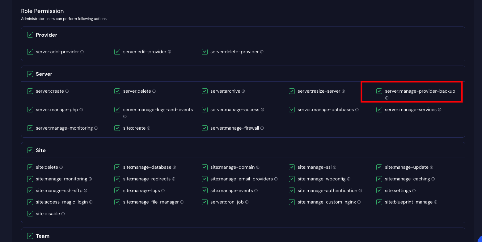 server backup management