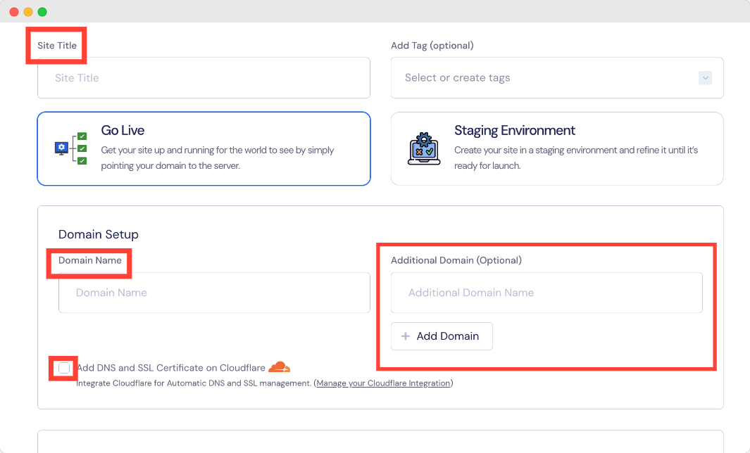 Integrate Cloudflare