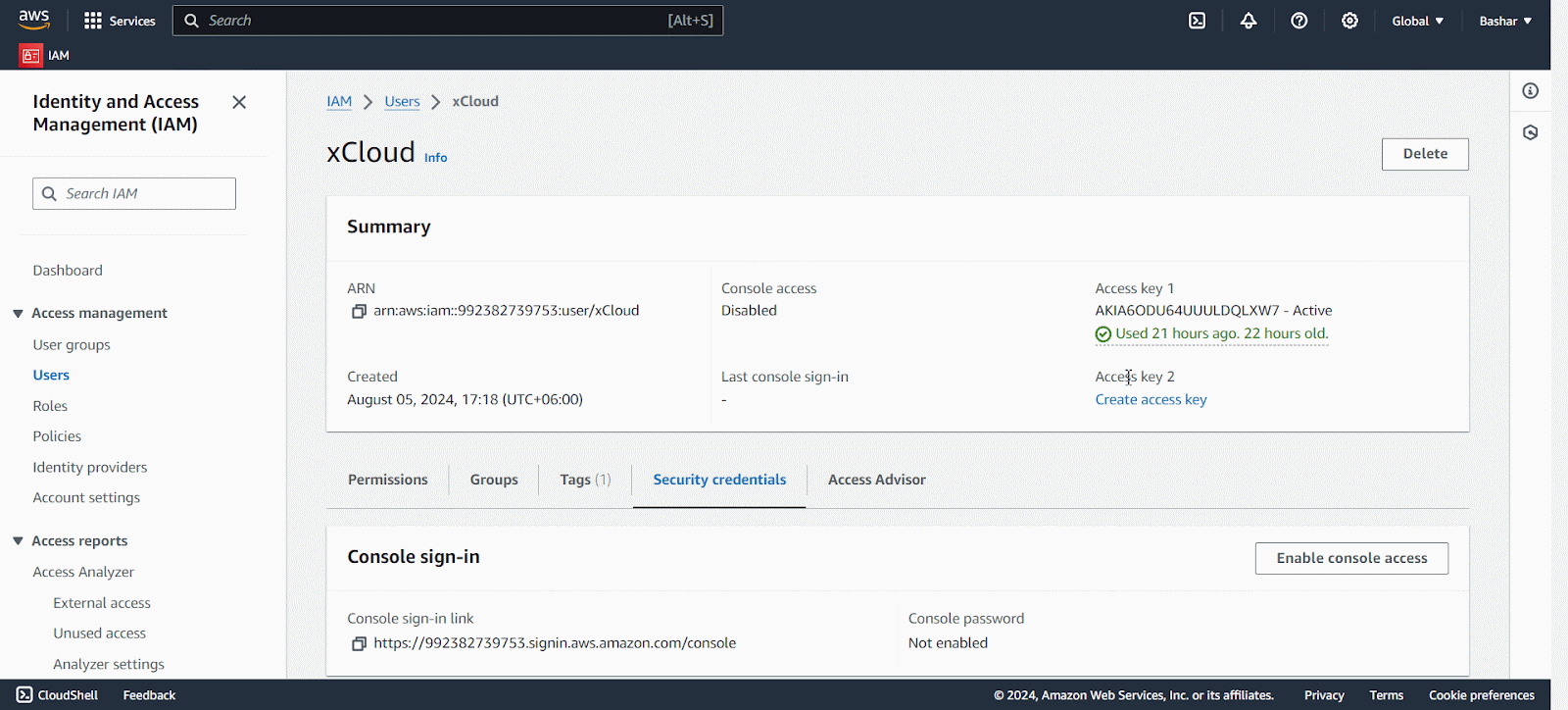 AWS with xCloud