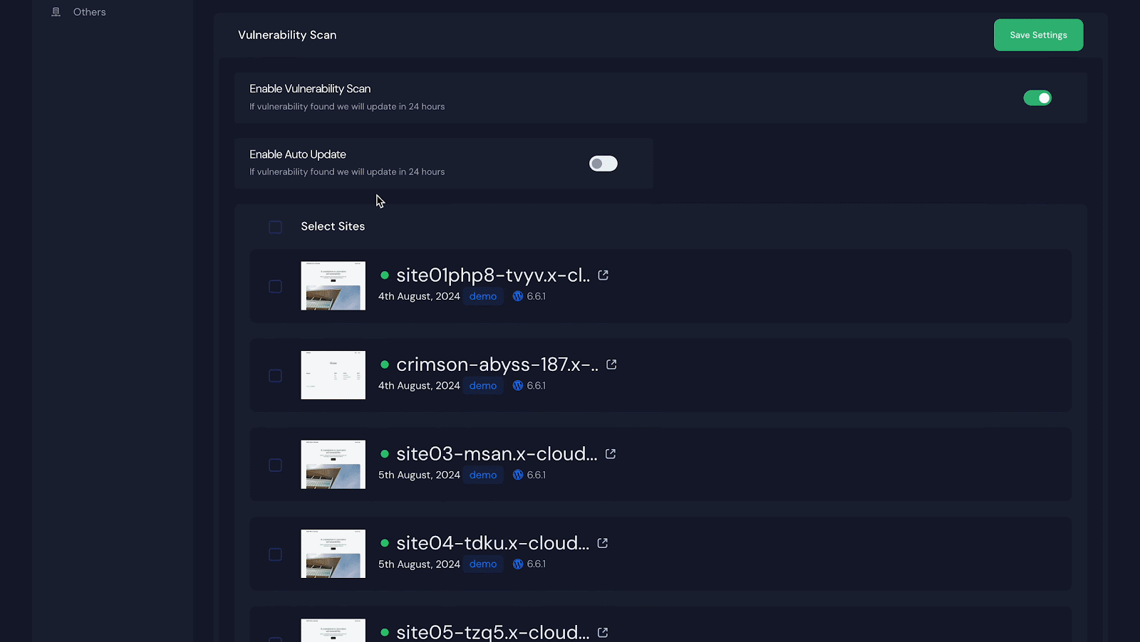 Website Vulnerability Checker in xCloud