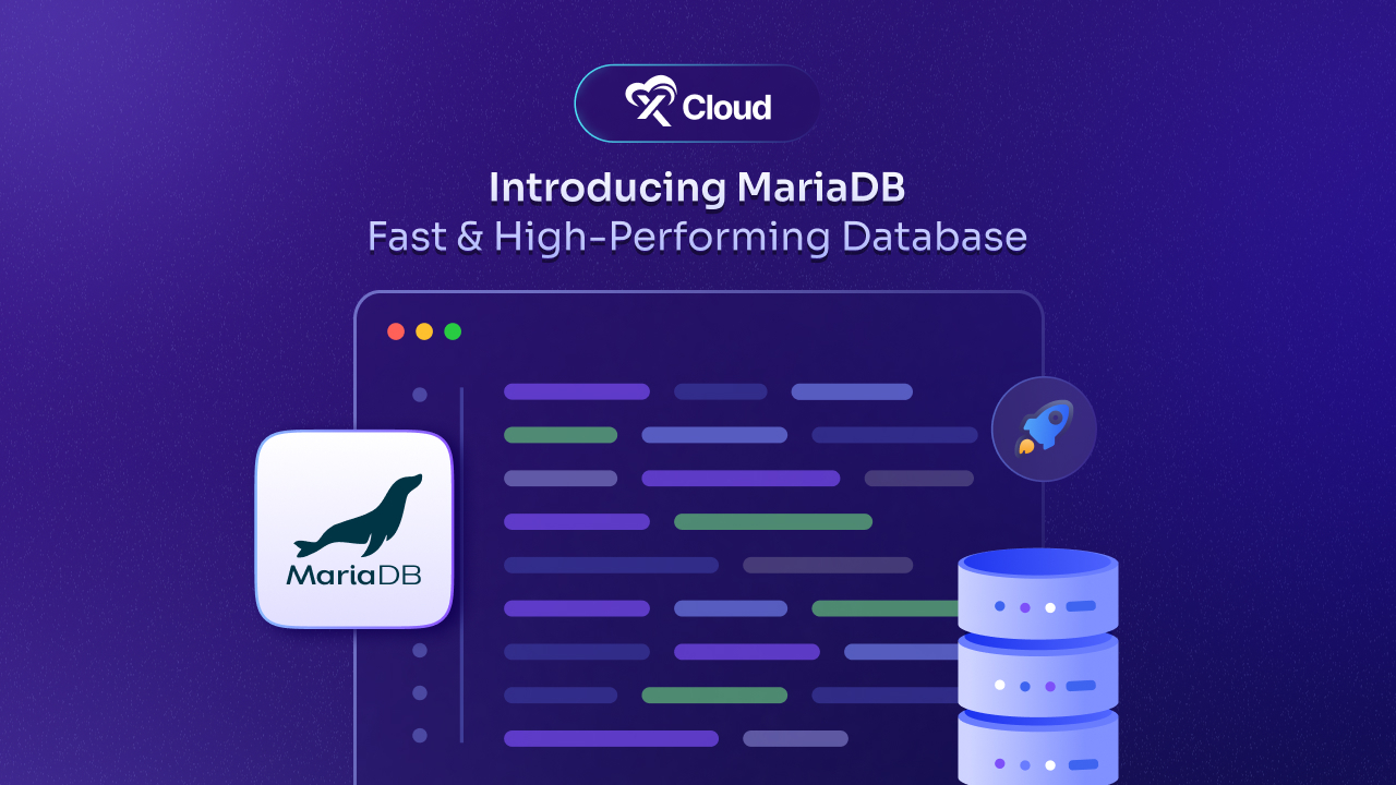 setup Mariadb database with xCloud