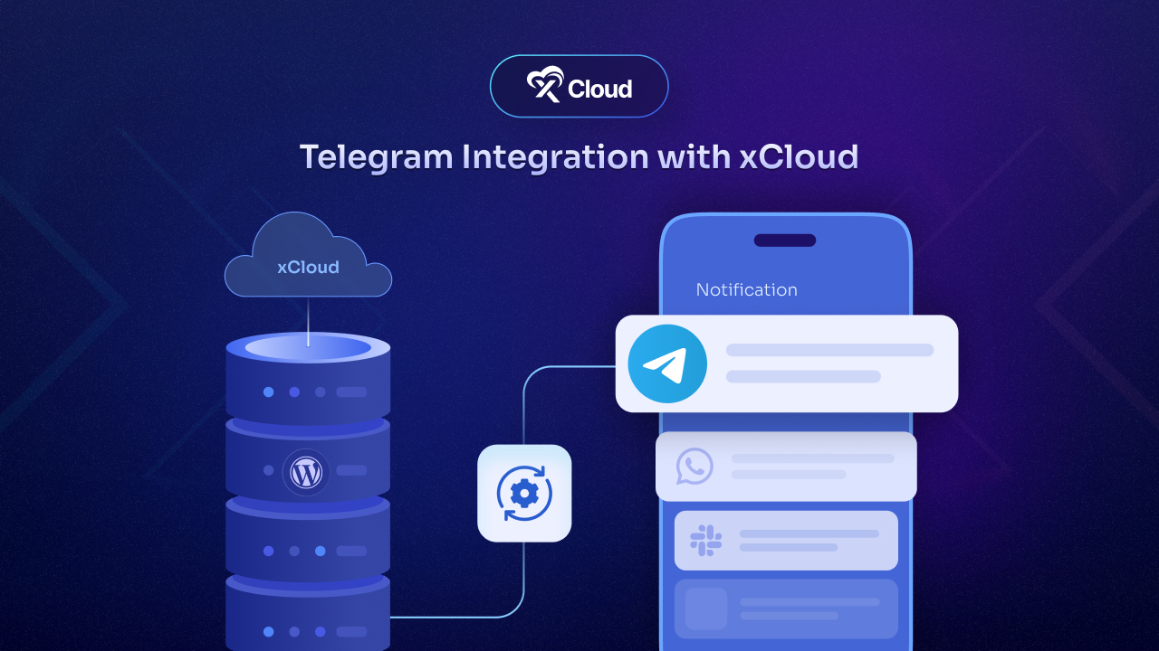 [Feature] Telegram Integration in xCloud – Simplify the Way of Getting Real-Time Alerts & Updates of Your Site & Server